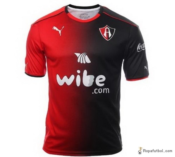 Camiseta Atlas FC Replica Primera Ropa 2016/17 Negro Rojo